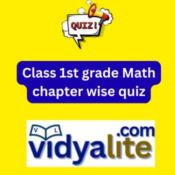 Class 1st grade Math chapter wise quiz