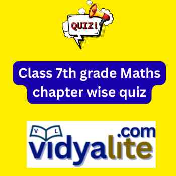 Class 7th grade Maths chapter wise quiz