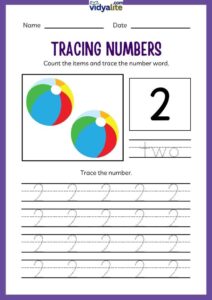 Kindergarten Number Workbook 2