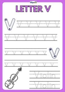 V-Capital-Letter-Worksheet