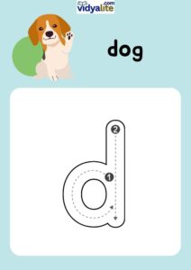 small letter d workshet