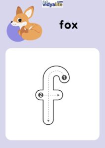 small letter f workshet