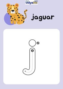 small letter j workshet