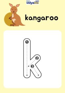 small letter k workshet