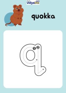 small letter q workshet