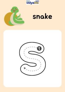 small letter s workshet
