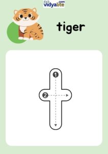 small letter t workshet