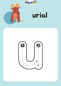 small letter u workshet