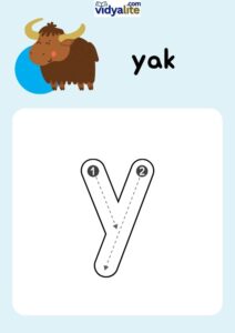small letter y workshet