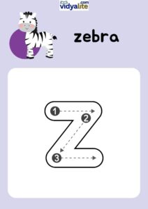 small letter z workshet