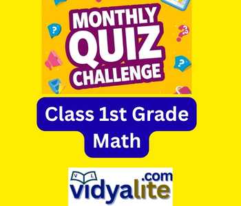 1st Grade Monthly Quiz Challenge Math